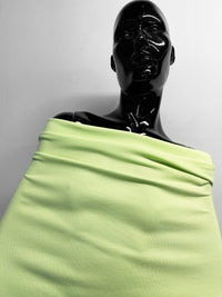 Lime Ice Sweatshirt Fleece and Ribbed Jersey - L'Etoffe Fabrics LLC