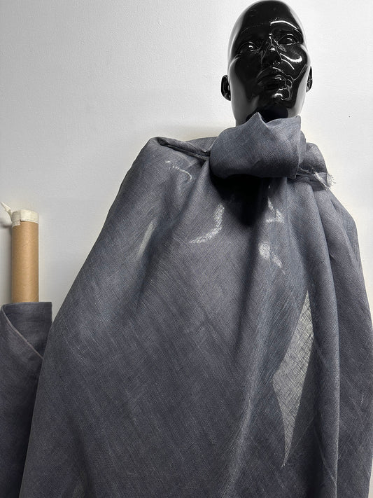 Linen Gauze Grey - L'Etoffe Fabrics LLC