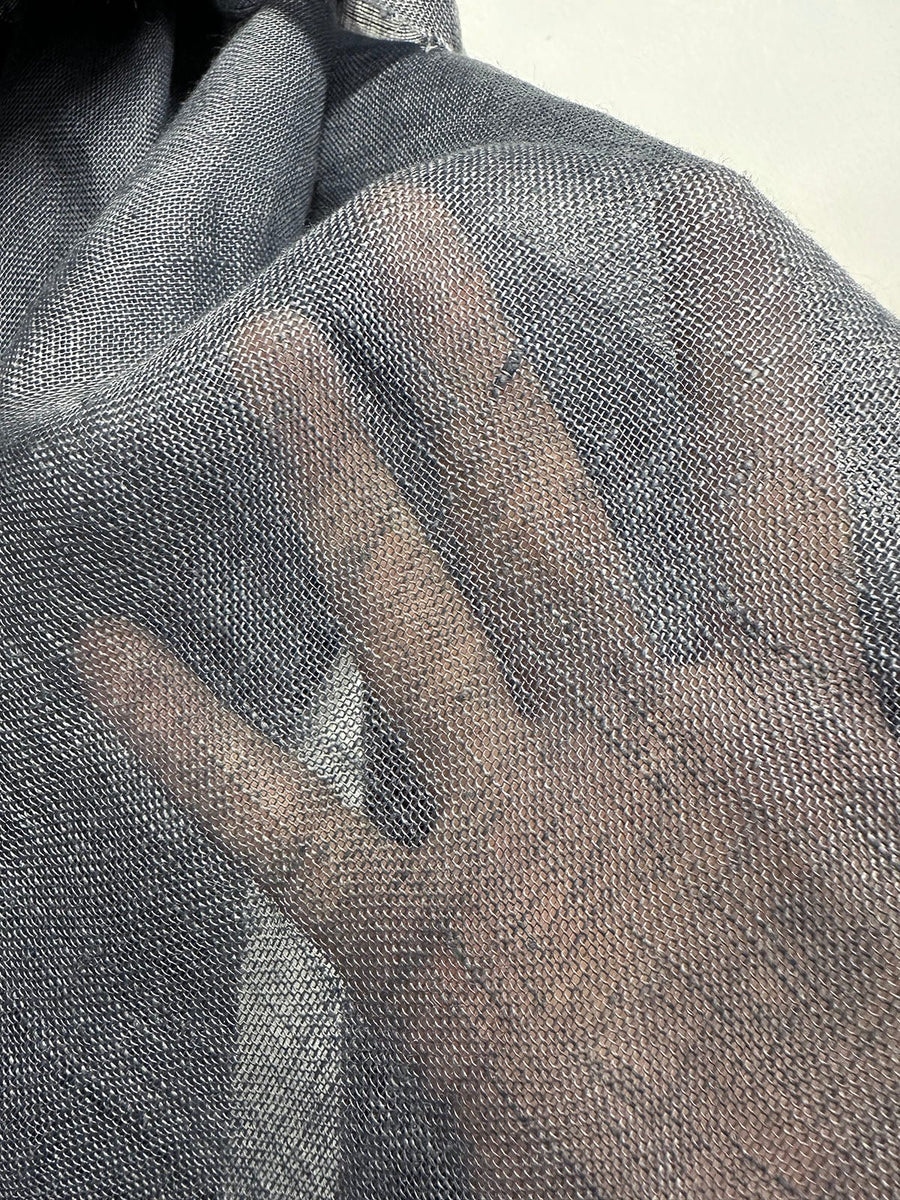 Linen Gauze Grey - L'Etoffe Fabrics LLC