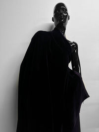 Luxe Eggplant Soft Cotton Velveteen - L'Etoffe Fabrics LLC