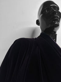 Luxe Eggplant Soft Cotton Velveteen - L'Etoffe Fabrics LLC