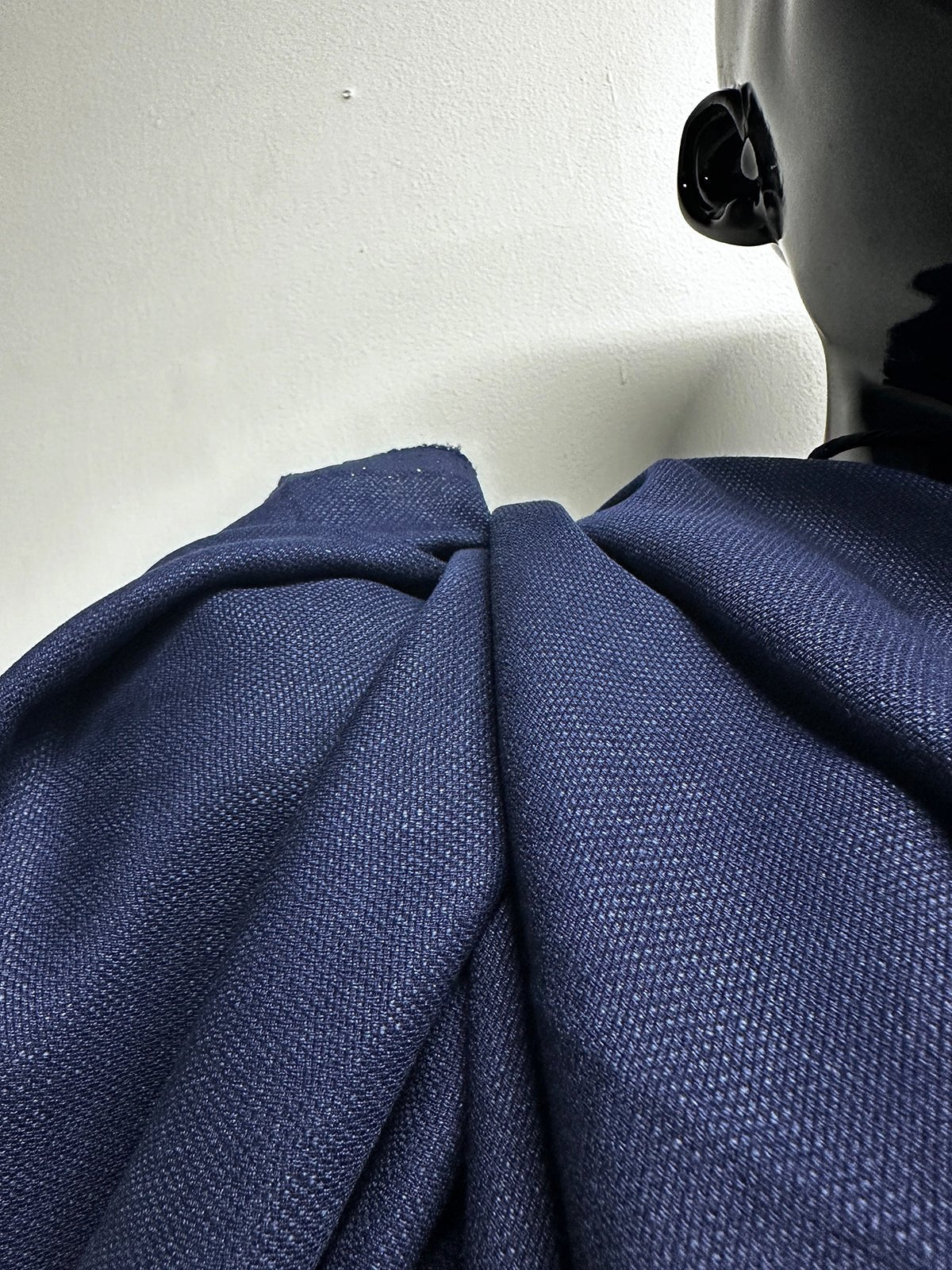 Luxury Basketweave Linen Wool Shirting or Wrap Fabric - 20 - L'Etoffe Fabrics LLC