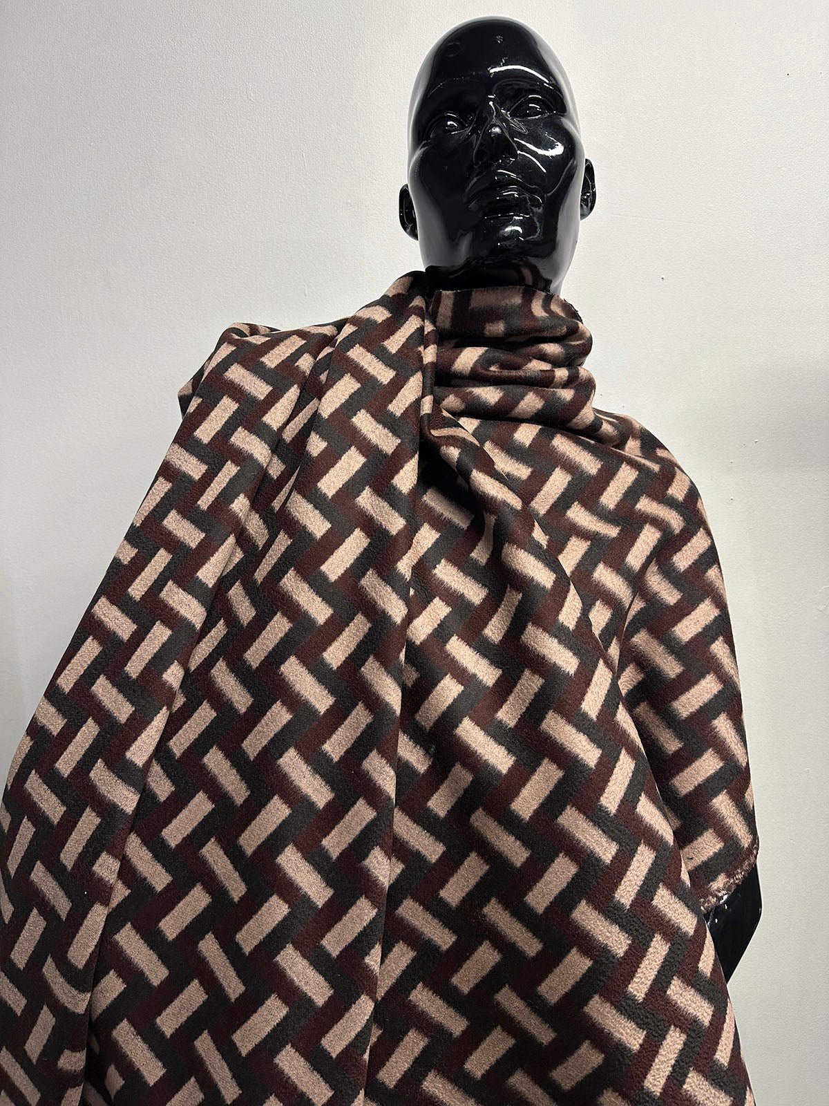 Luxury Deco Brushed Wool Coating - L'Etoffe Fabrics LLC