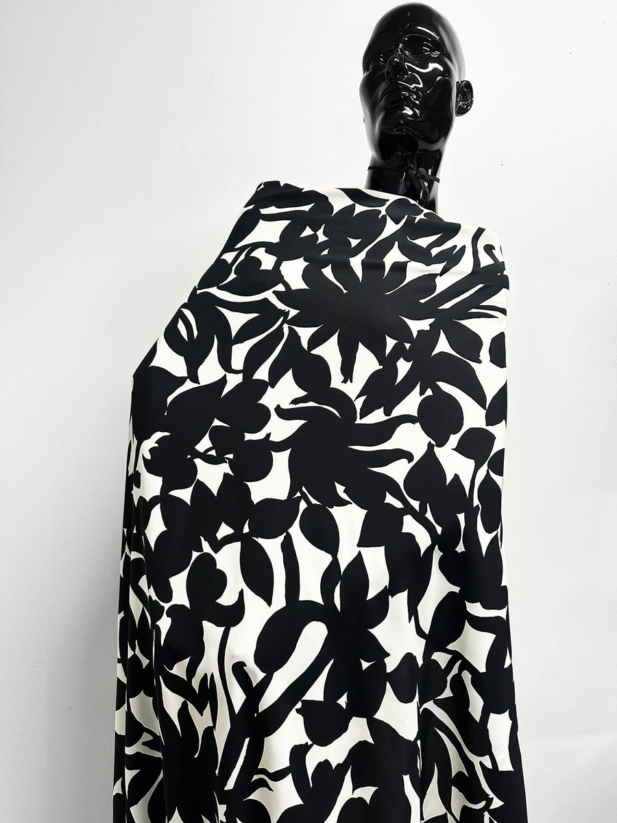 Luxury Floral Crepe Print - L'Etoffe Fabrics LLC