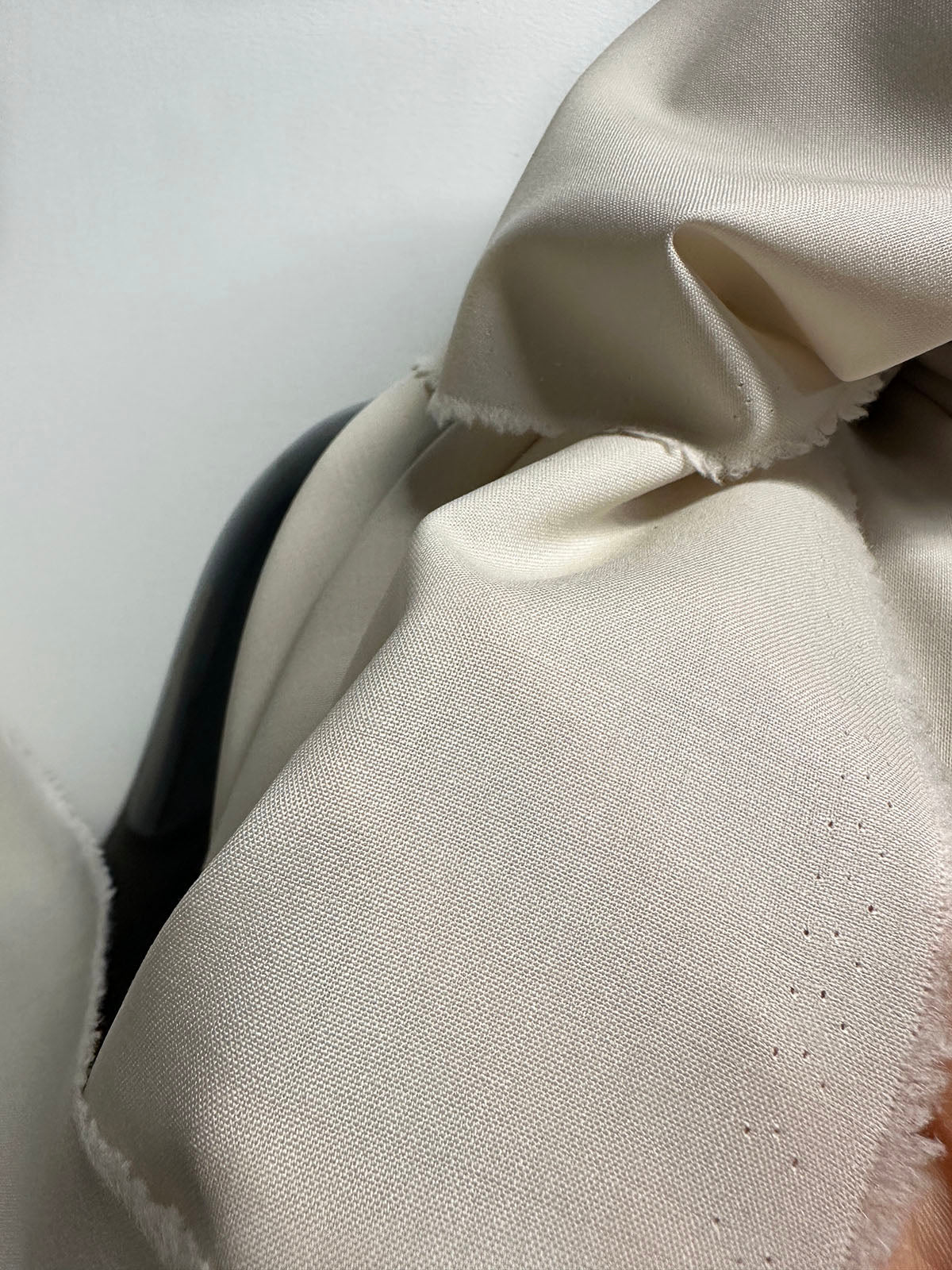 Luxury Italian Fine Tropical Wool In Bone - L'Etoffe Fabrics LLC