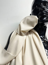 Luxury Italian Fine Tropical Wool In Bone - L'Etoffe Fabrics LLC