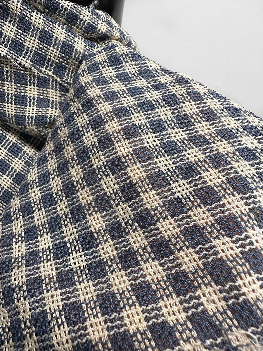 Luxury Italian Linen Cotton Extra Woven Mesh - L'Etoffe Fabrics LLC