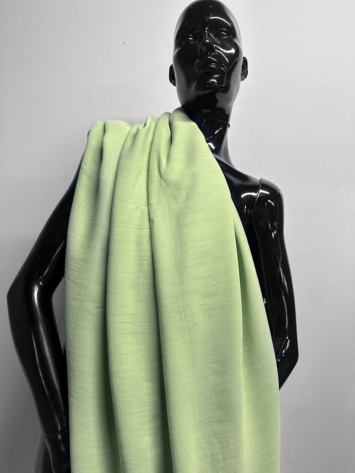 Luxury Italian Summer Twill in Matcha - L'Etoffe Fabrics LLC