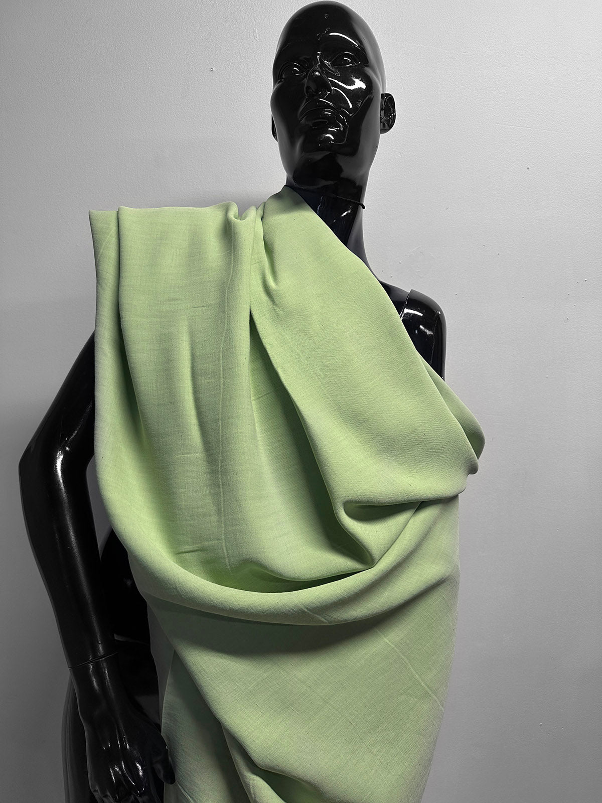 Luxury Italian Summer Twill in Matcha - L'Etoffe Fabrics LLC