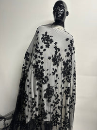 Maher Khroder Embroidered Soft Tulle - L'Etoffe Fabrics LLC