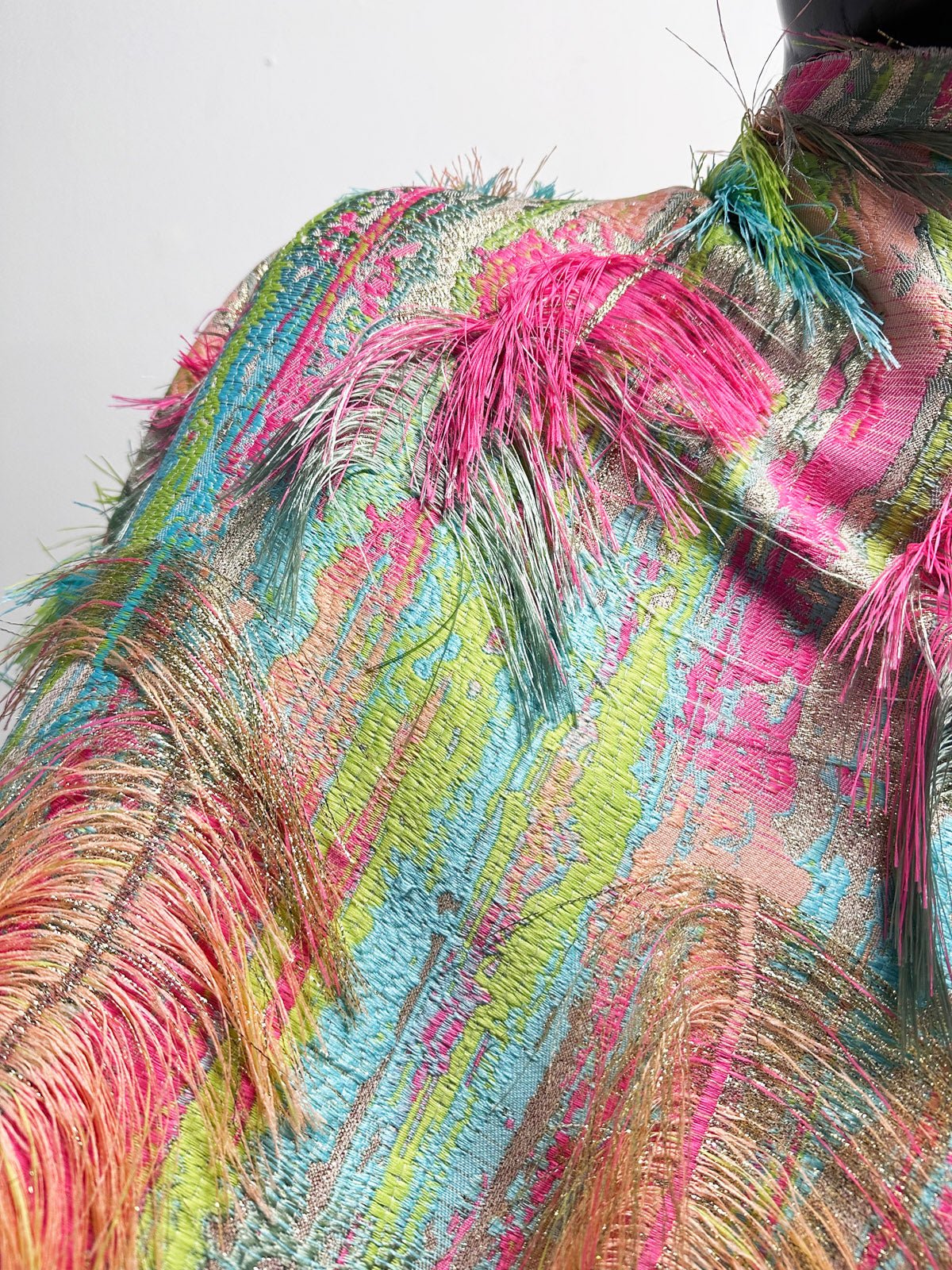 Malhia Kent Haute Couture Fringed Jacquard - L'Etoffe Fabrics LLC