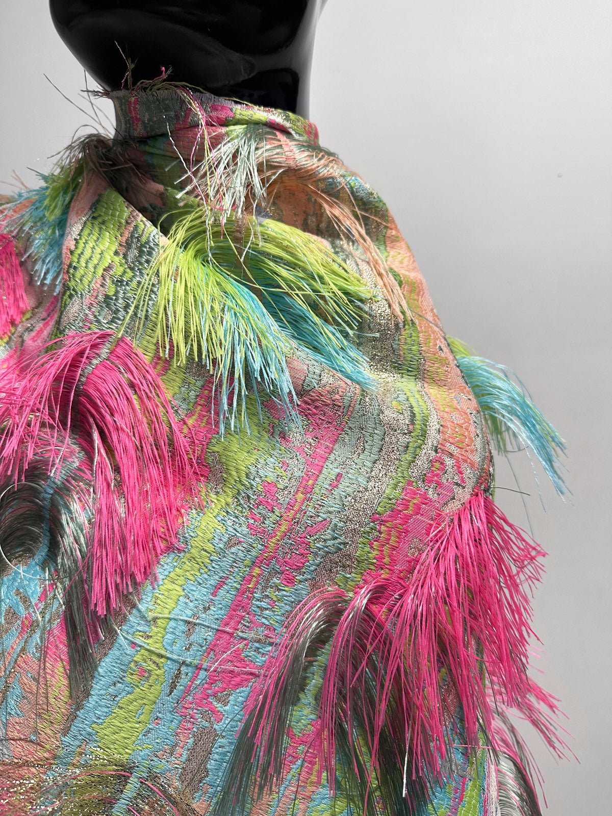 Malhia Kent Haute Couture Fringed Jacquard - L'Etoffe Fabrics LLC