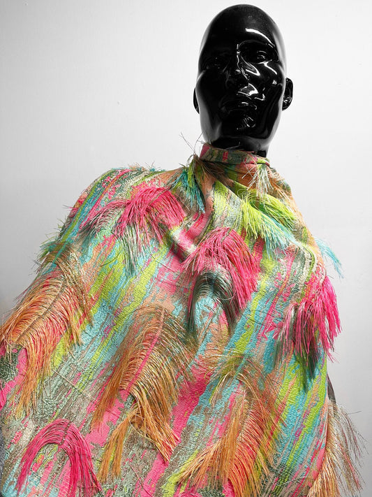 Malhia Kent Haute Couture Fringed Jacquard - L'Etoffe Fabrics LLC