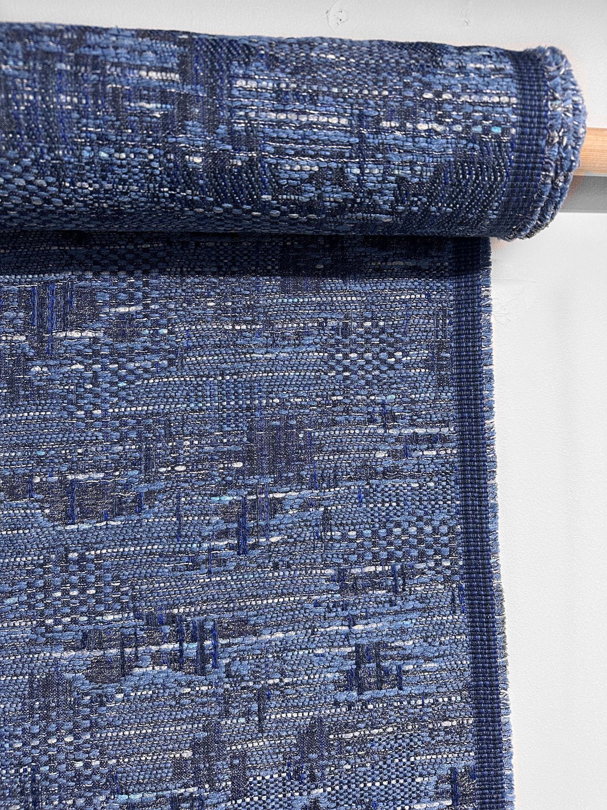 Malhia Kent Haute Couture Indigo Tweed - L'Etoffe Fabrics LLC