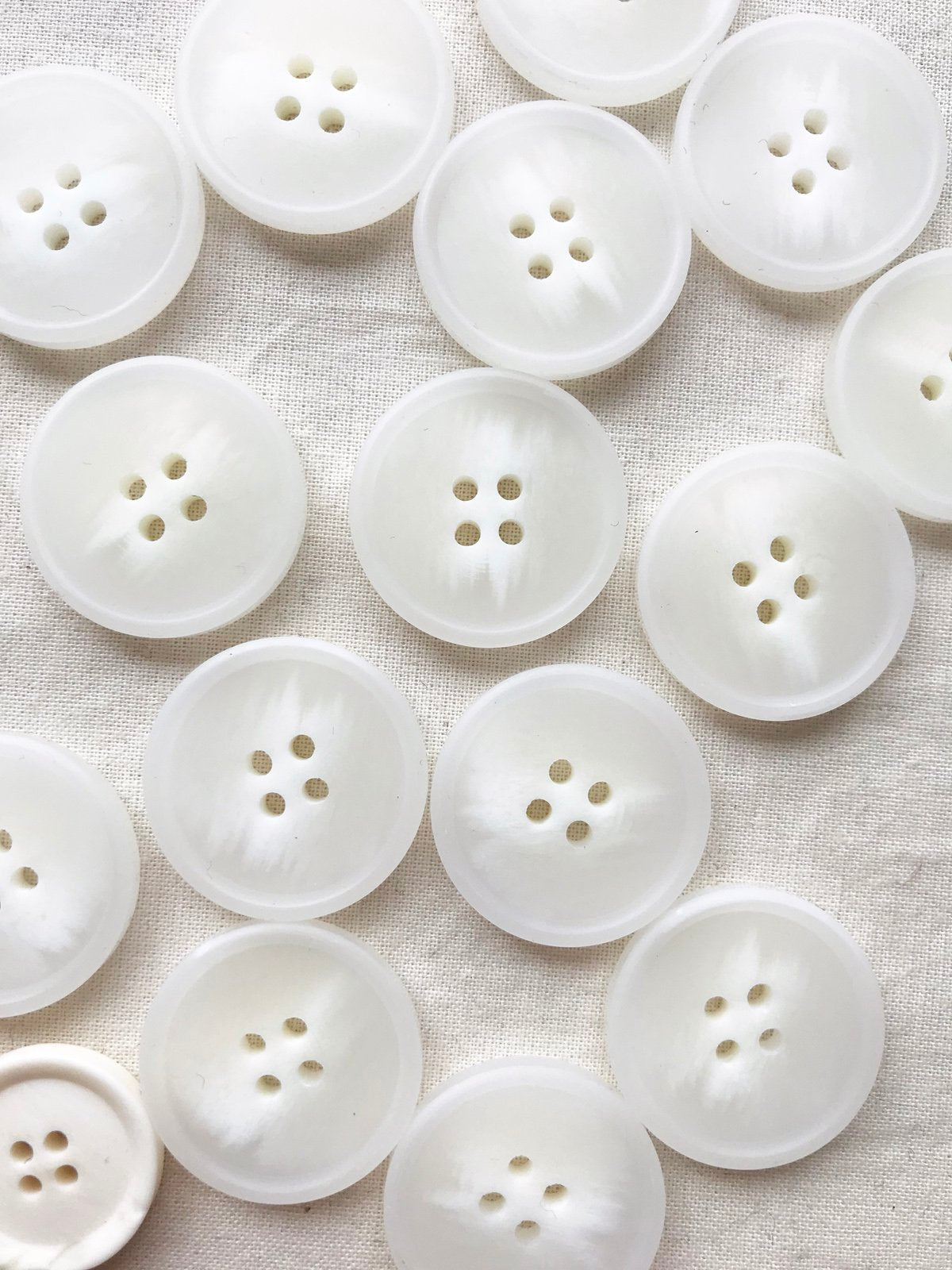 Matte Trench Coat Buttons Per 6 - L'Etoffe Fabrics LLC