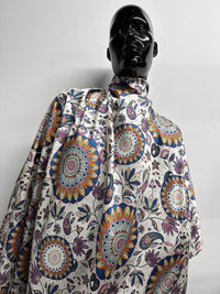Medallion Silk Print - L'Etoffe Fabrics LLC