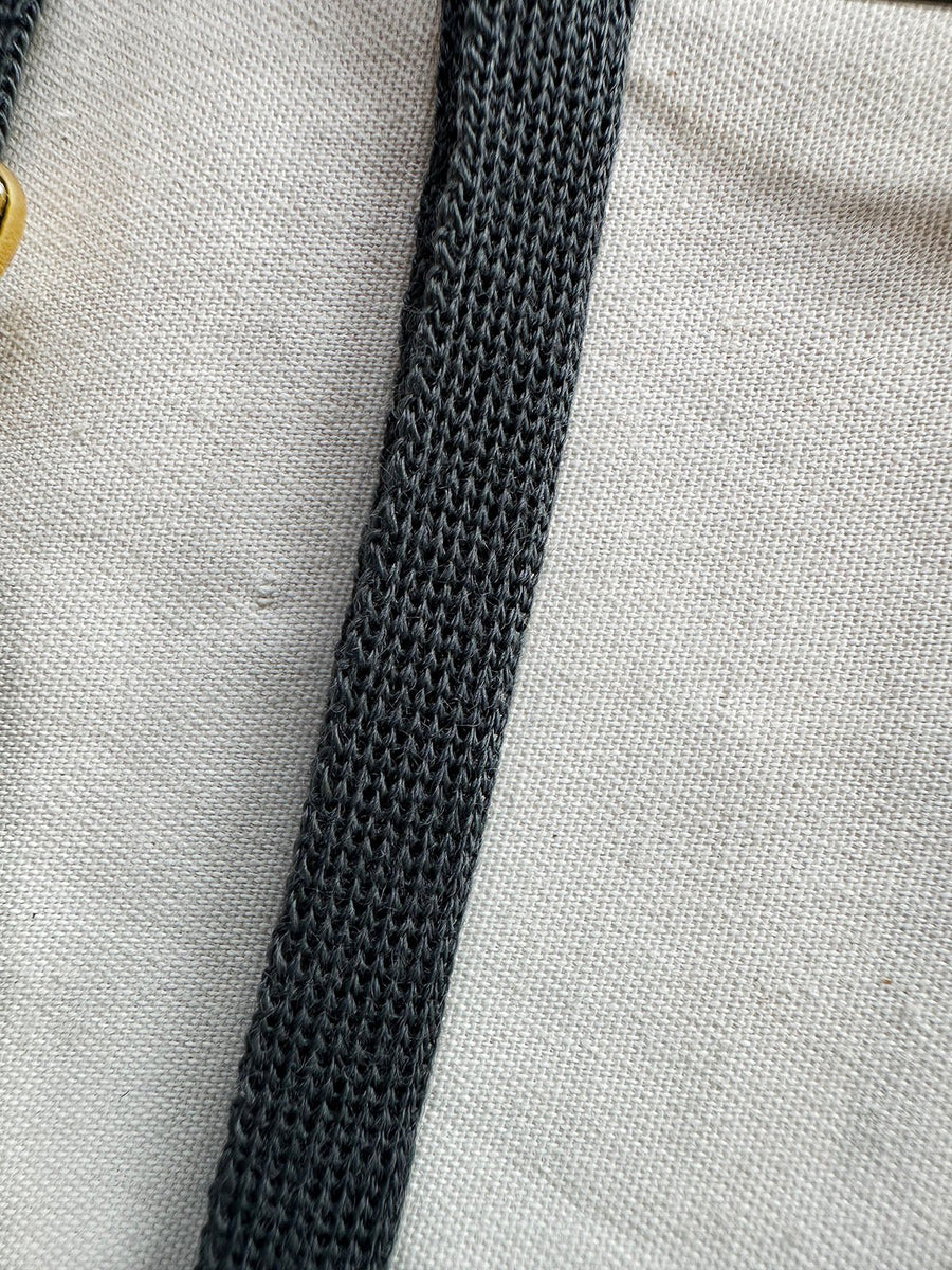 Medium Dark Grey Wool Knit Binder - L'Etoffe Fabrics LLC