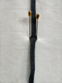 Medium Dark Grey Wool Knit Binder - L'Etoffe Fabrics LLC