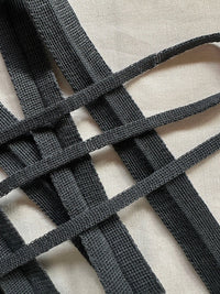 Medium Dark Grey Wool Knit Binder - L'Etoffe Fabrics LLC