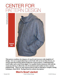 Men's Scarf Jacket Pattern - L'Etoffe Fabrics LLC