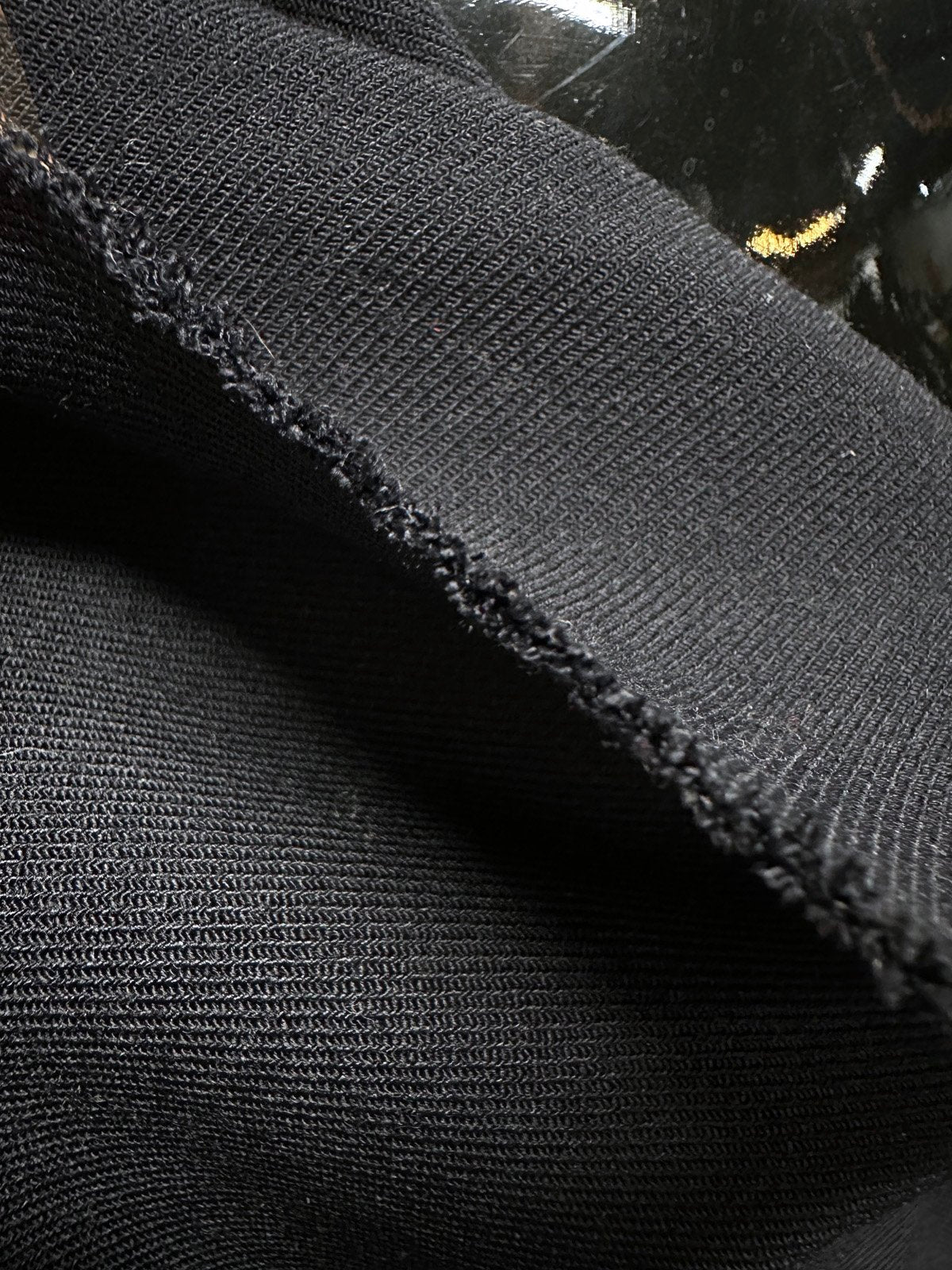 Midnight Double Weave Soft Stretch Wool Twill - L'Etoffe Fabrics LLC