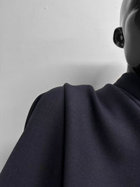 Midnight Double Weave Wool Twill - L'Etoffe Fabrics LLC