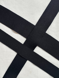 Midnight Petersham Rayon Ribbon By The Yard - L'Etoffe Fabrics LLC