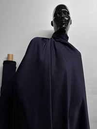 Midnight Viscose Acetate Satin Back Crepe - L'Etoffe Fabrics LLC