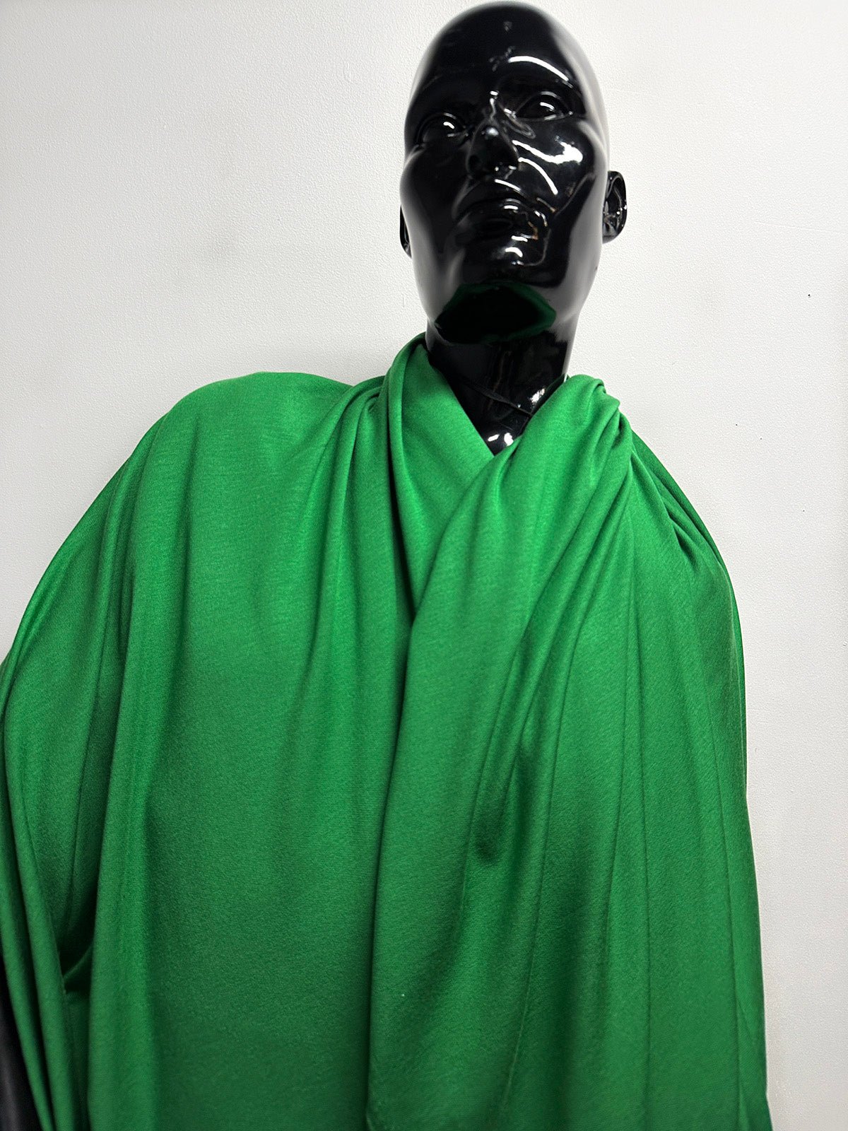 Modal Kelly Green Soft French Terry - L'Etoffe Fabrics LLC