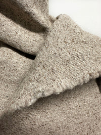 Natural Raw Weave Wool Cotton Silk - L'Etoffe Fabrics LLC