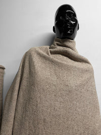 Natural Raw Weave Wool Cotton Silk - L'Etoffe Fabrics LLC