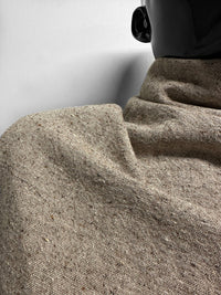 Natural Raw Weave Wool Cotton Silk - L'Etoffe Fabrics LLC