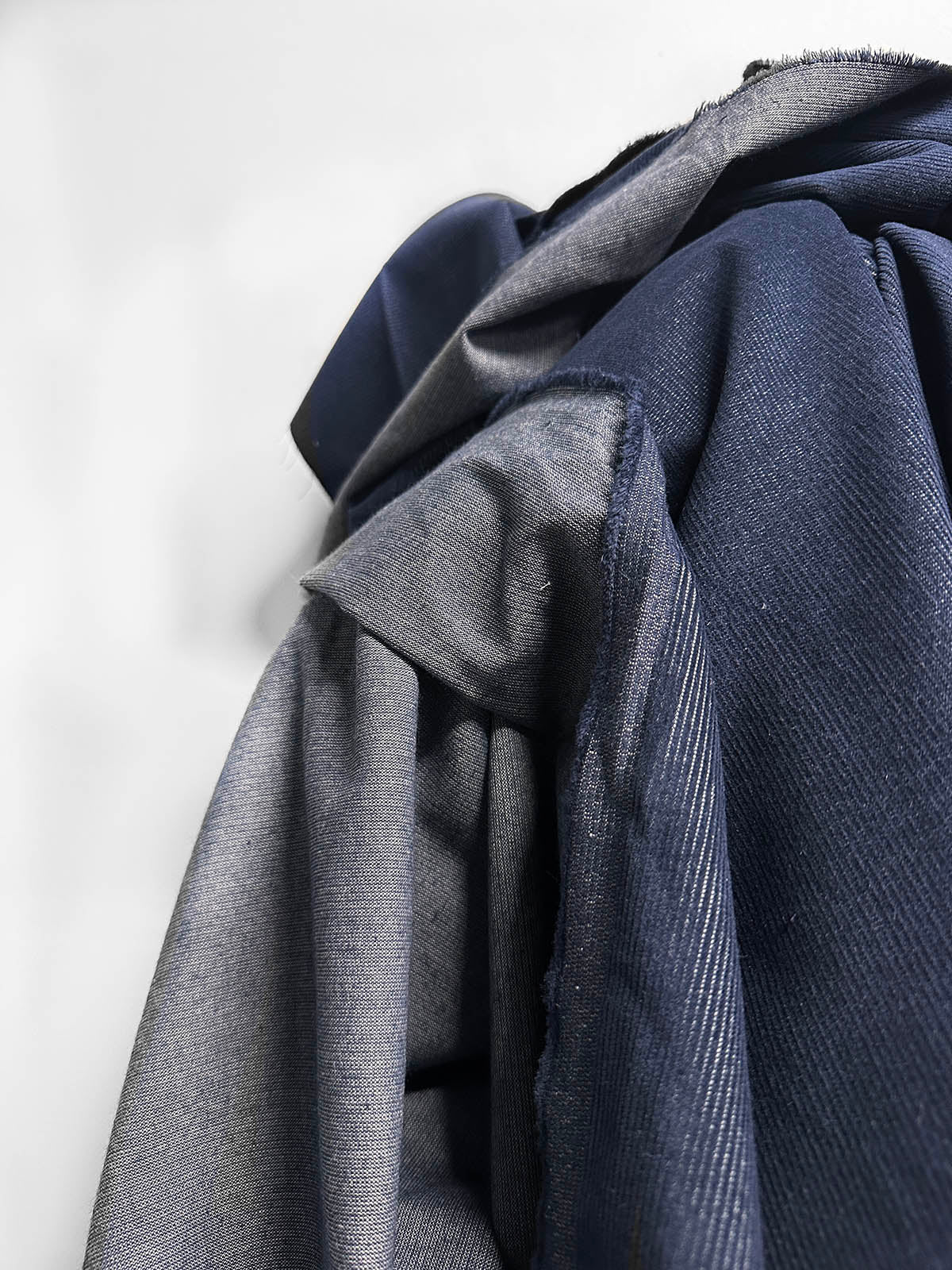 Navy Two Tone Medium Small Corduroy - L'Etoffe Fabrics LLC