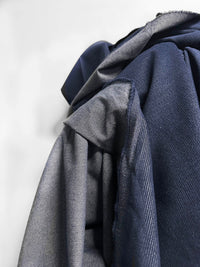 Navy Two Tone Medium Small Corduroy - L'Etoffe Fabrics LLC