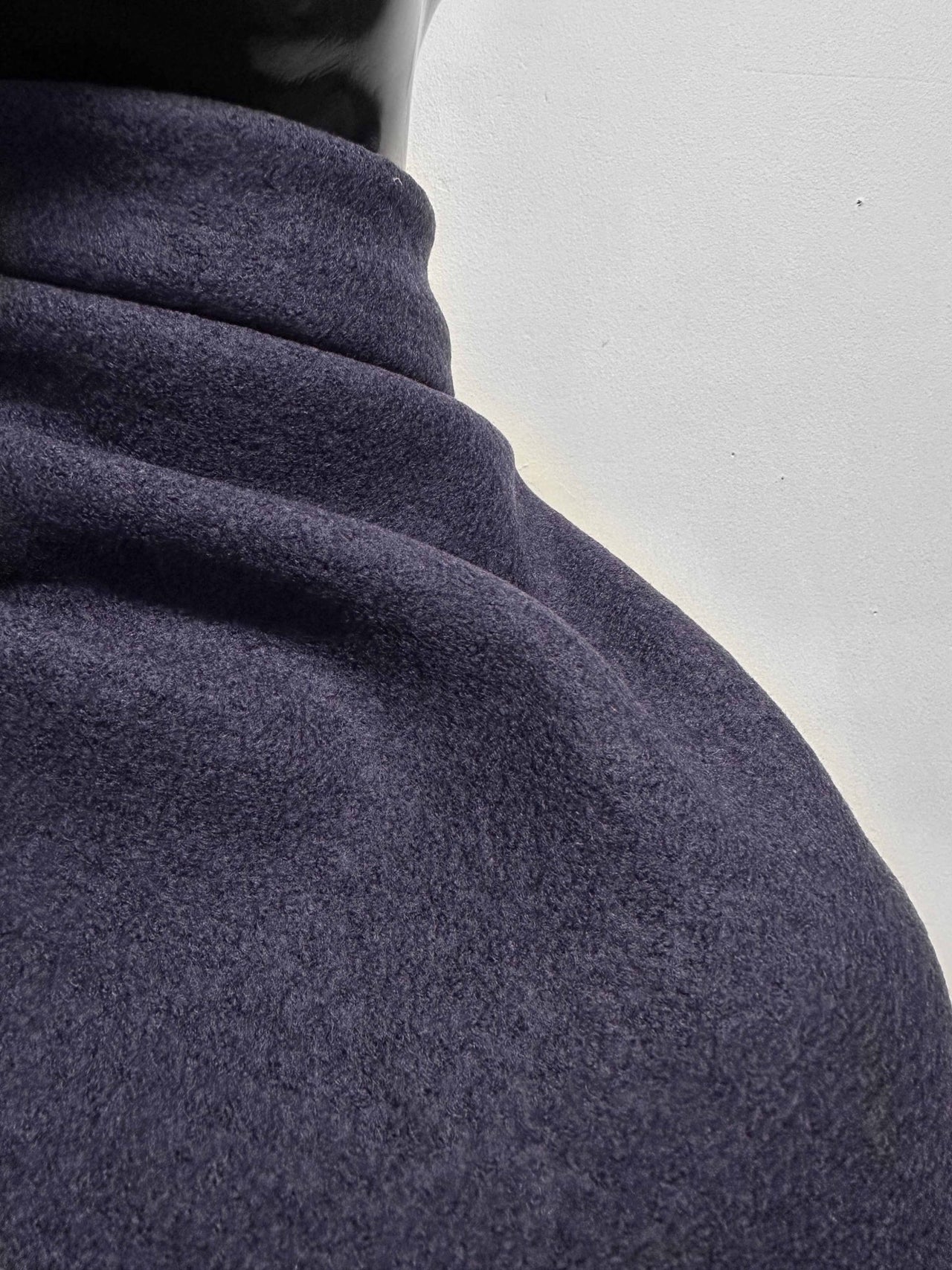 New! Boiled Wool In Eggplant - L'Etoffe Fabrics LLC