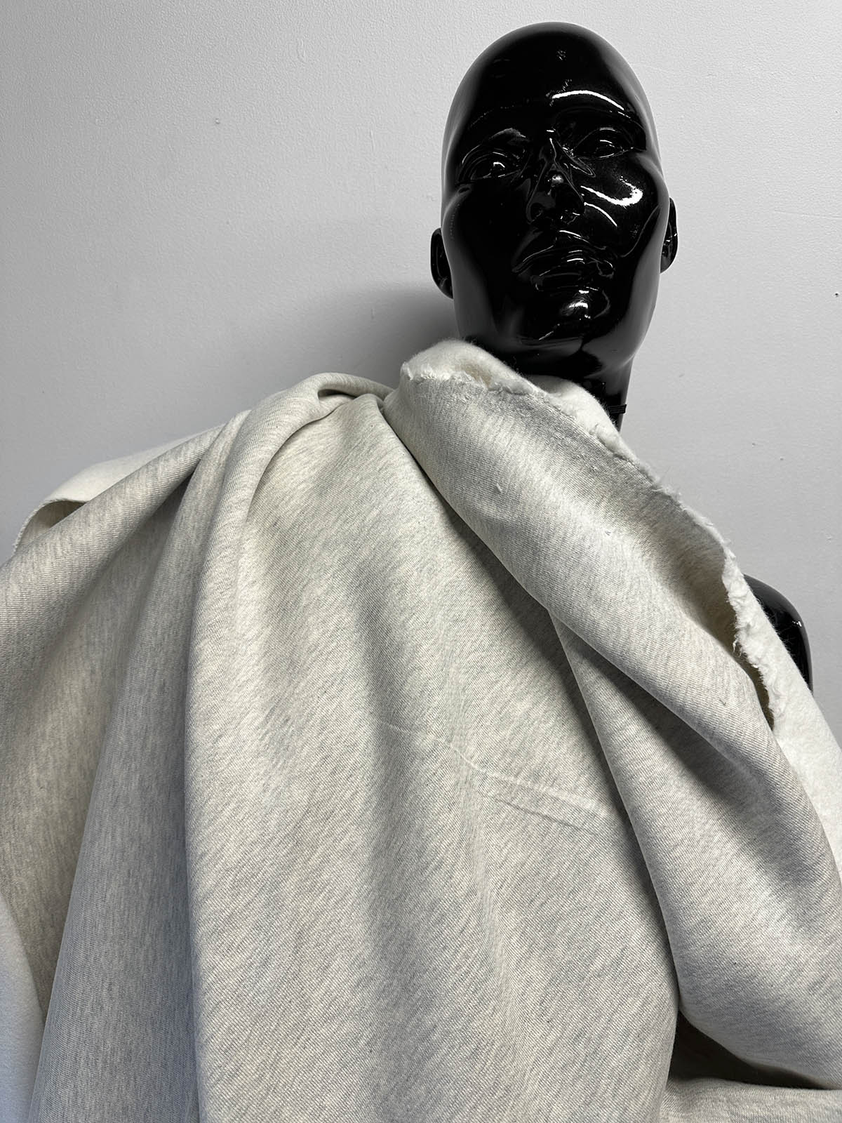 Oatmeal Heather 23 Oz Heavy Soft Cotton Sweatshirt Fleece - L'Etoffe Fabrics LLC