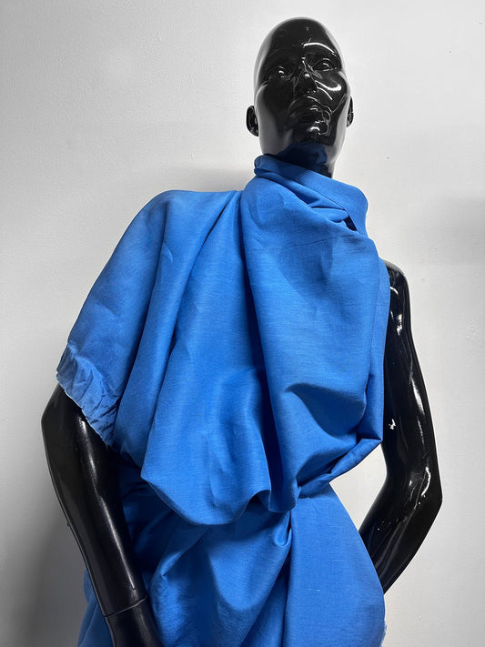 Ocean Sandwashed Linen Weave - L'Etoffe Fabrics LLC