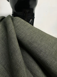 Olive Green Sun Kissed Italian Linen - L'Etoffe Fabrics LLC