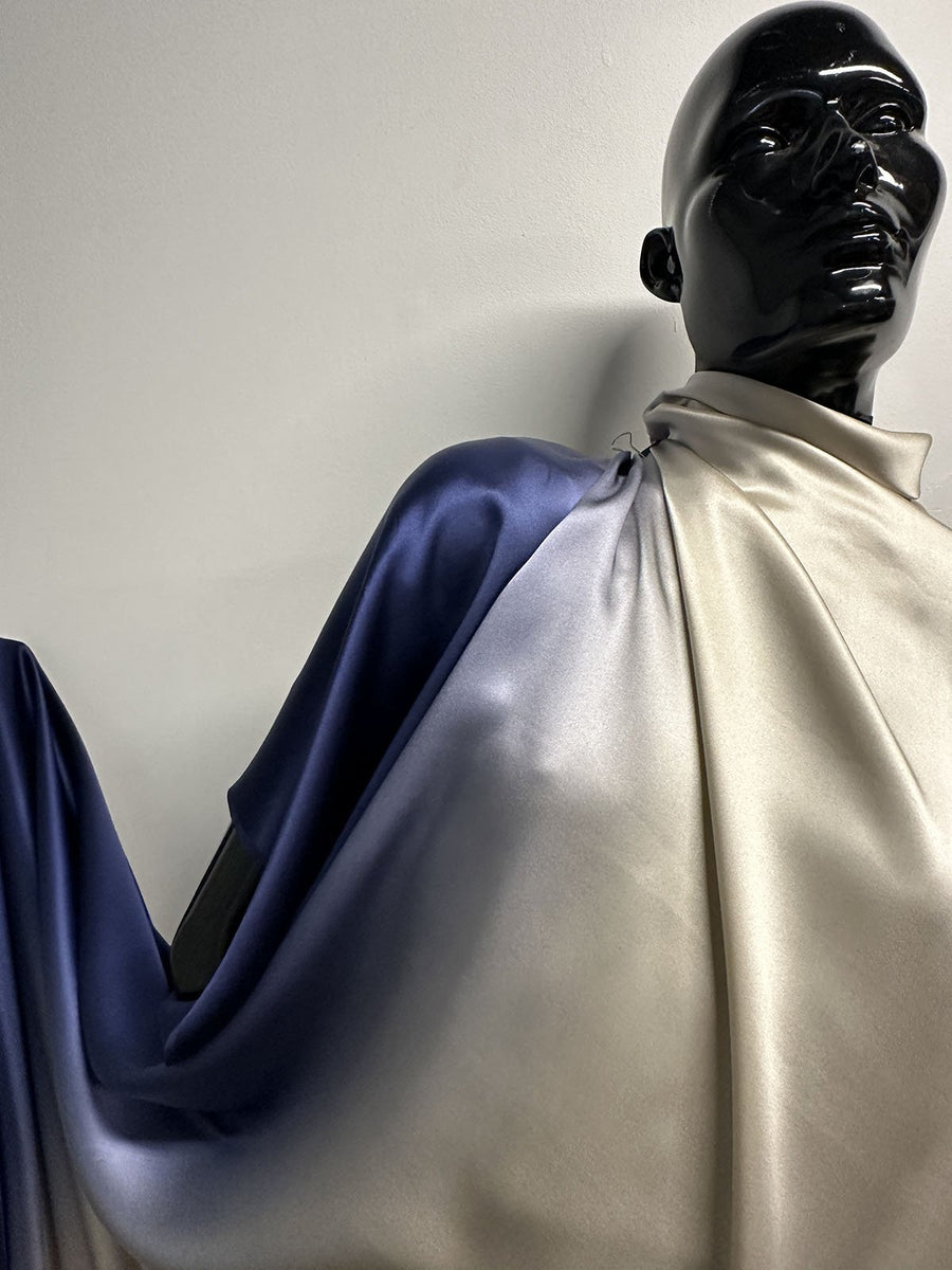 Ombre Silk Charmeuse Trio - L'Etoffe Fabrics LLC