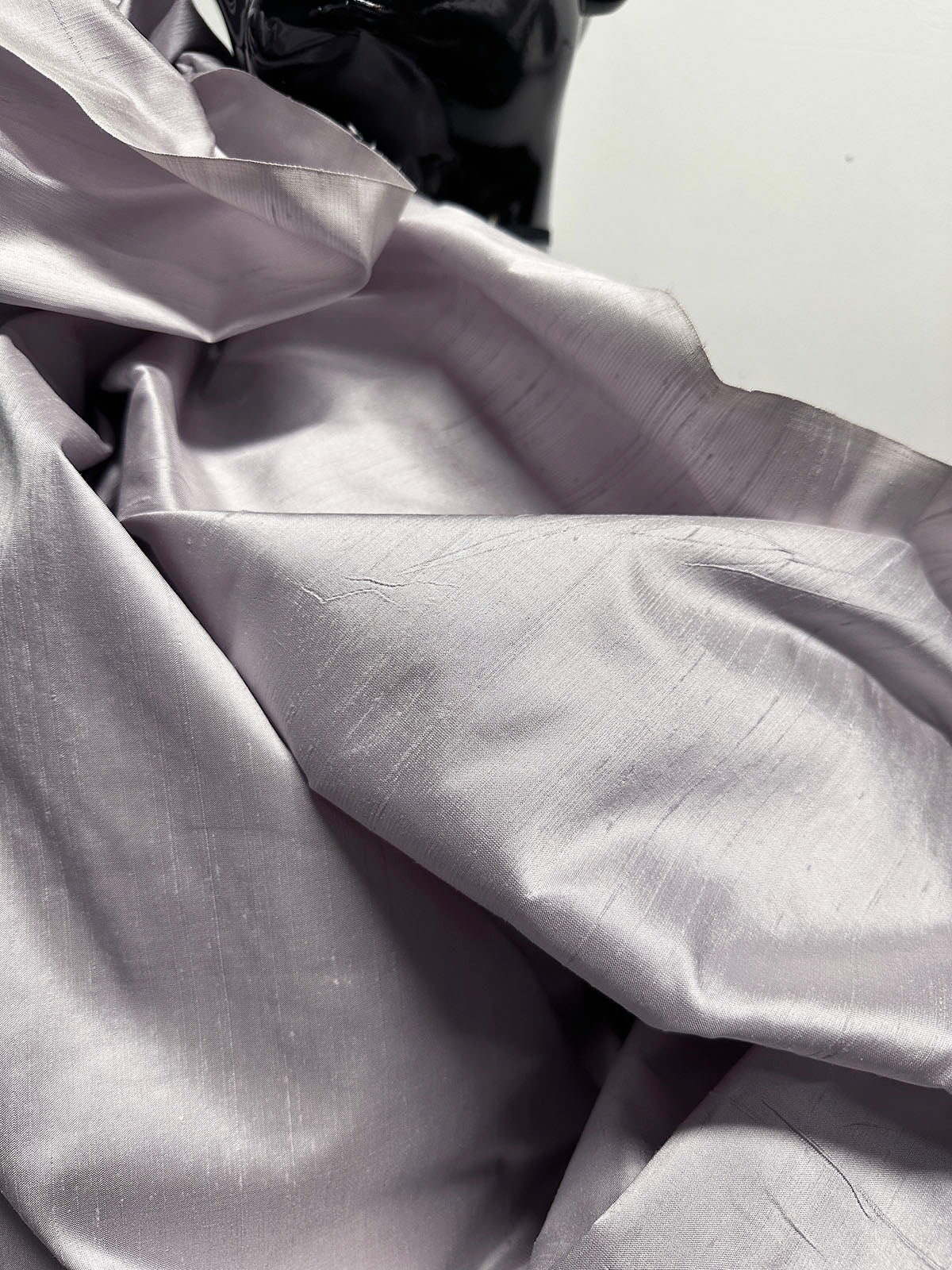 Pale Lavender Silk Dupioni - L'Etoffe Fabrics LLC