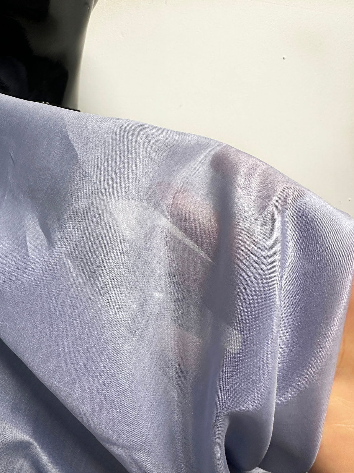 Periwinkle Silk Cotton Voile - L'Etoffe Fabrics LLC