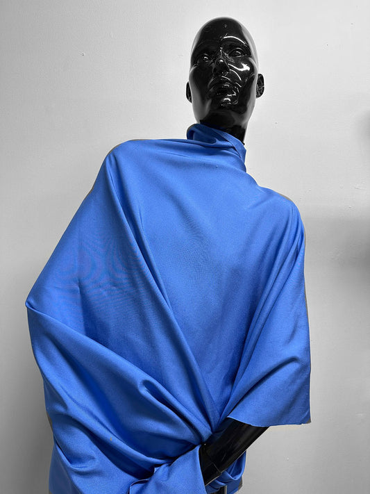 Perwinkle Silk Linen Weave Remnant - L'Etoffe Fabrics LLC