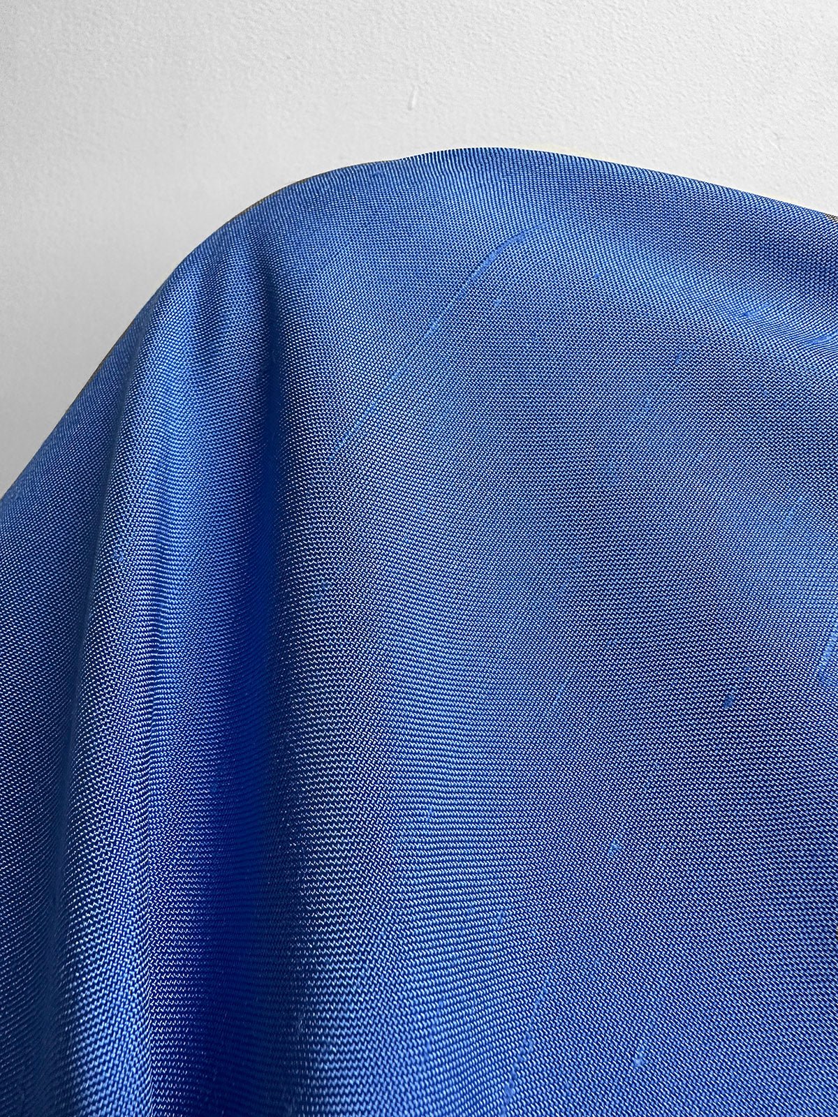 Perwinkle Silk Linen Weave Remnant - L'Etoffe Fabrics LLC