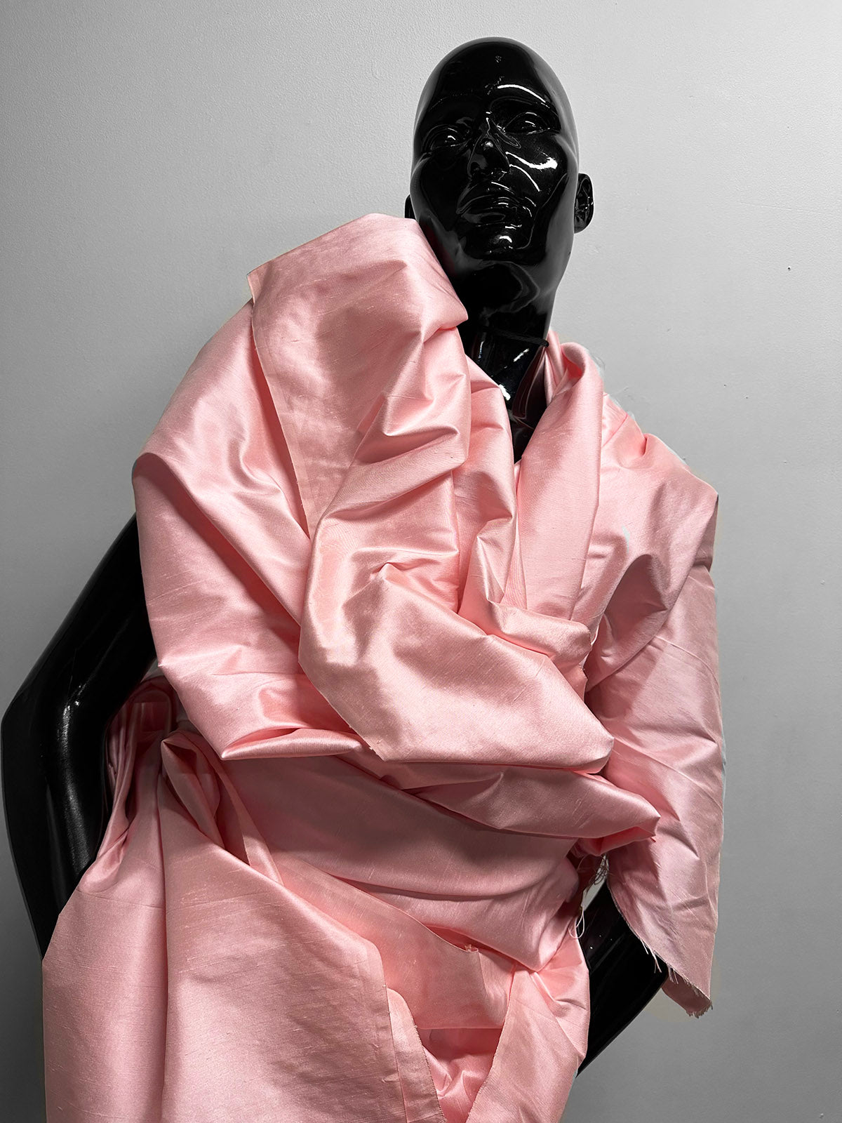 Pink Silk Dupioni - L'Etoffe Fabrics LLC