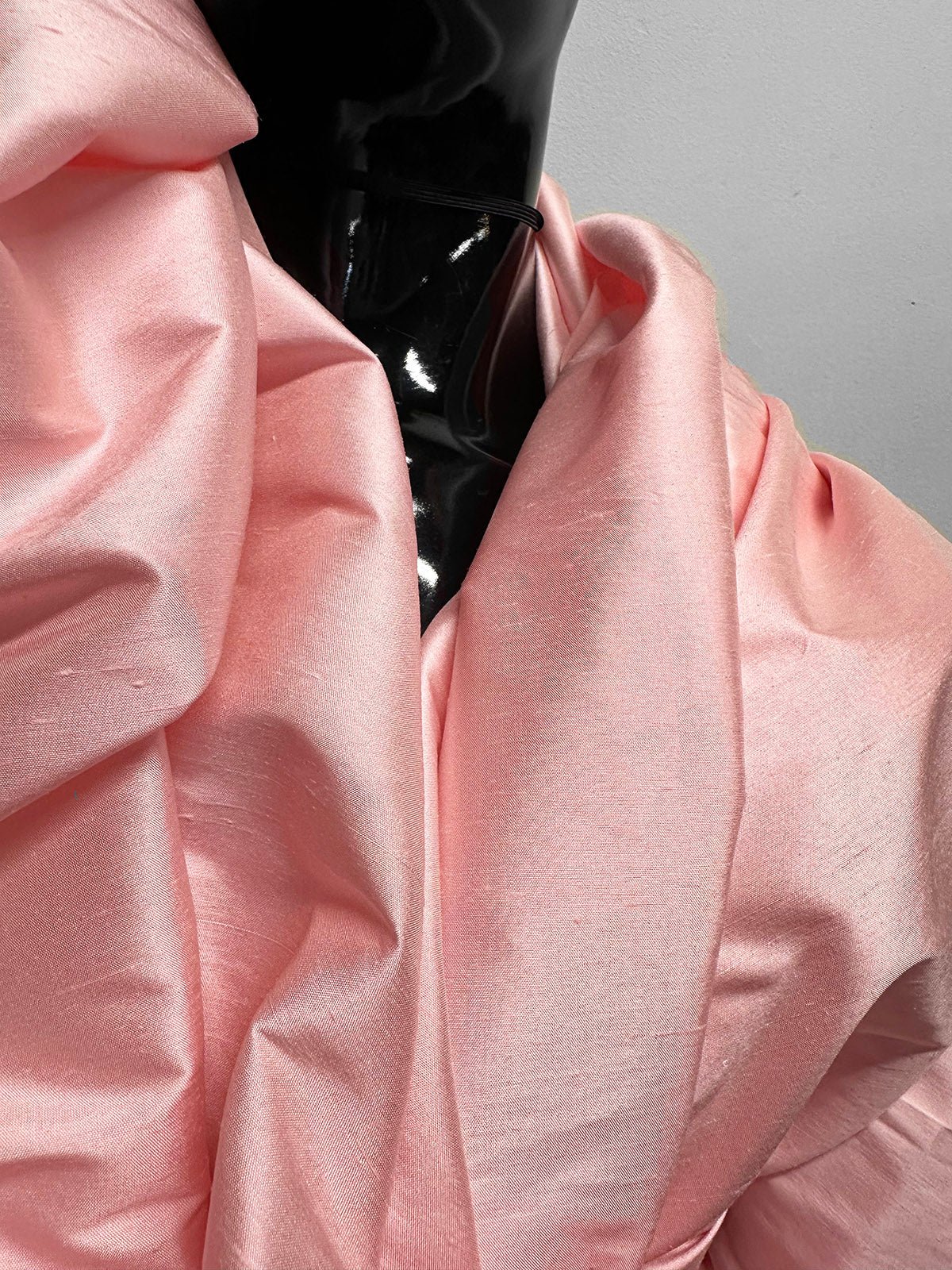 Pink Silk Dupioni - L'Etoffe Fabrics LLC