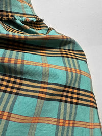 Plaid Summer Trench Double Faced - L'Etoffe Fabrics LLC