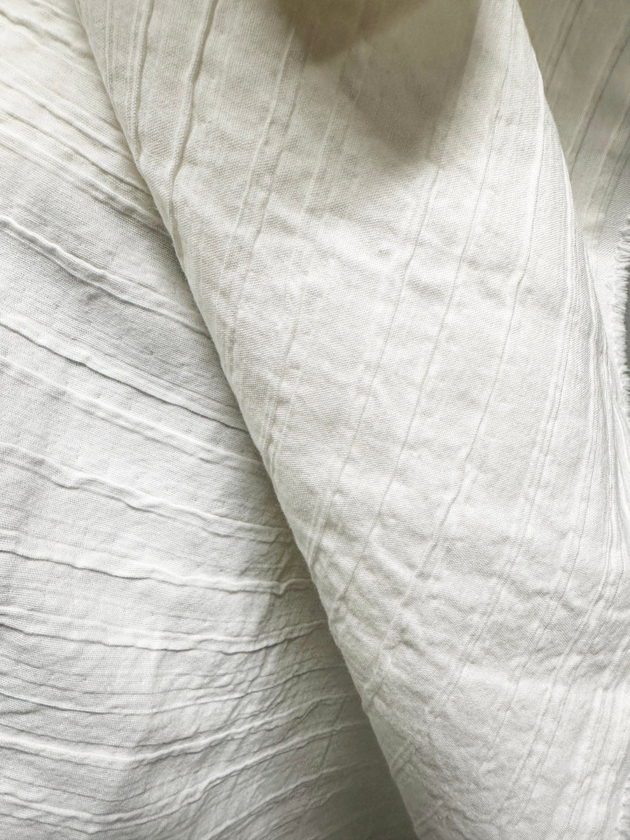 Pleated Double Gauze Cotton - L'Etoffe Fabrics LLC
