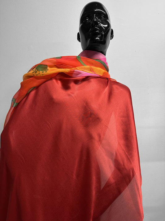 Poppy Crinkled Silk Make An Entrance - L'Etoffe Fabrics LLC