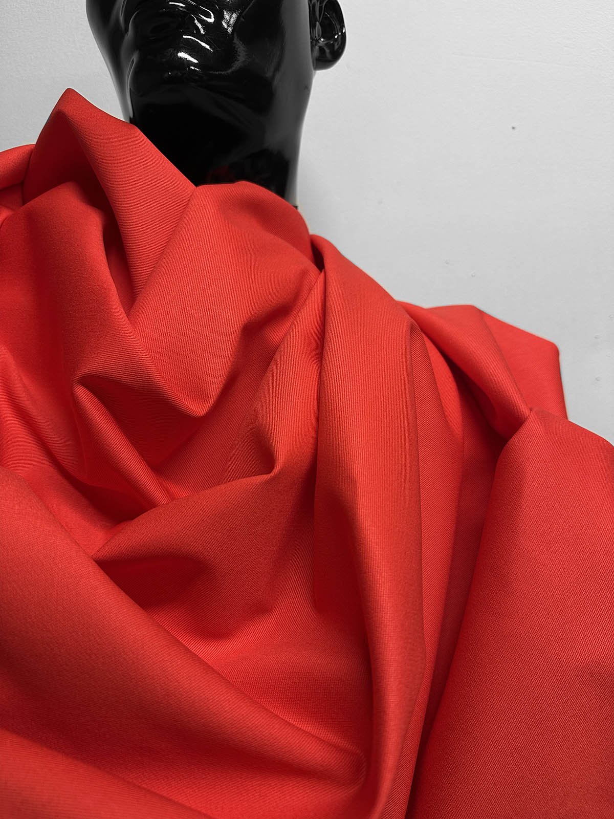 Poppy Red Red Twill Chino Weight - L'Etoffe Fabrics LLC