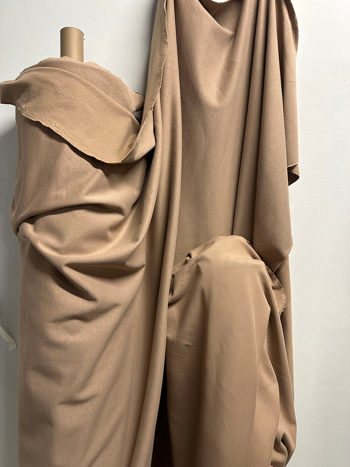 Precuts Camel Soft Sweatshirt Fleece and Matching Ribbed Jersey - L'Etoffe Fabrics LLC